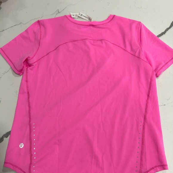 lululemon athletica Pink Polo Short Sleeve Tee - Picture 1 of 3